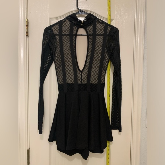 Womens A'gaci Open Back Size Small Black Dress - Picture 2 of 4